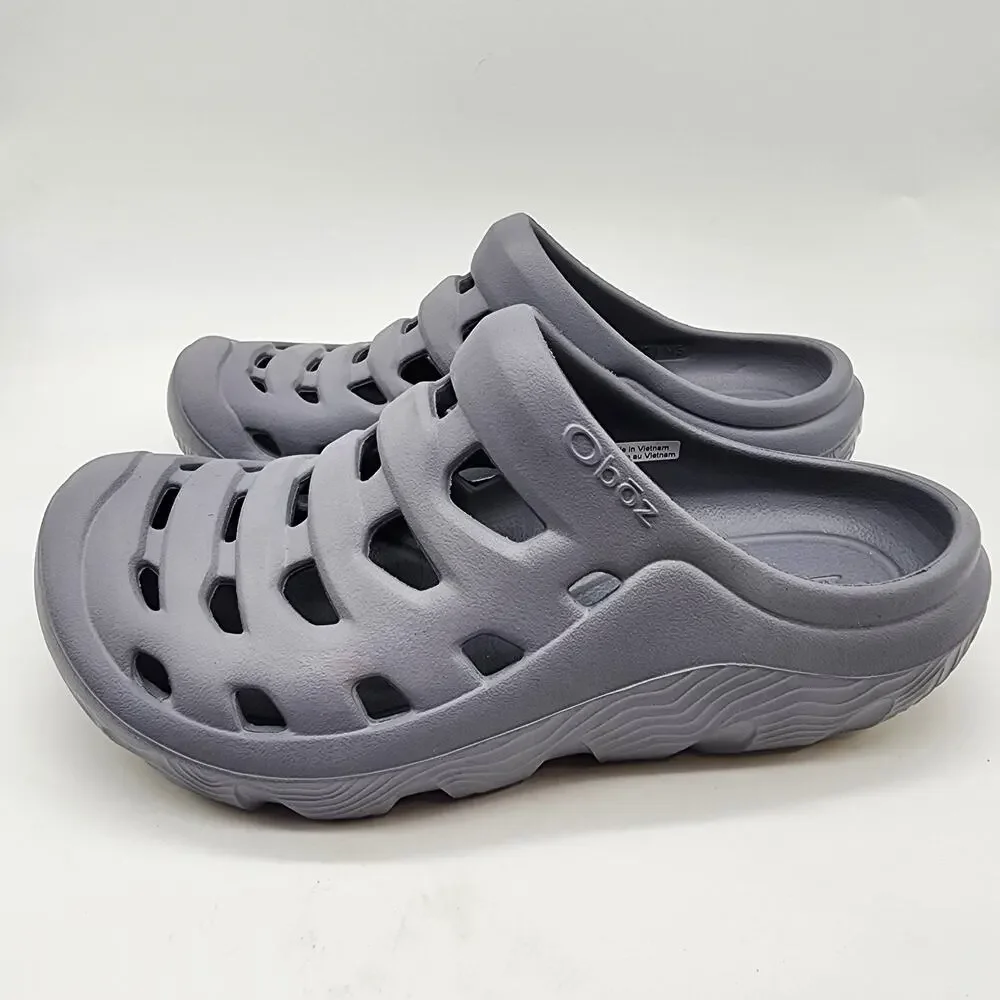 Oboz Whakata Coast Sandals‎ Women's 7 Mineral Gray Comfort Slides Slip-on Shoes